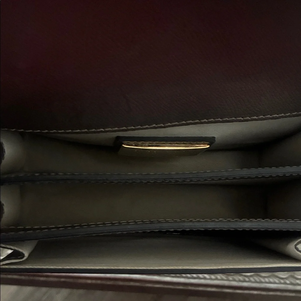 Valentino Pewter Studded Mini Handbag - Picture 5 of 9